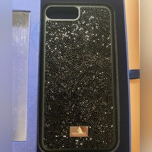 Swarovski iPhone case 6plus/6s, Plus/7plus case black crystal